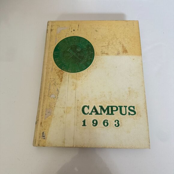 Vintage Emory University Campus 1963 Yearbook Hardcover - Picture 1 of 7